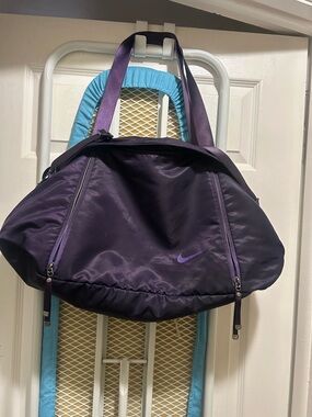 Nike Purple Women's Duffel Tote with Dual Zippers
